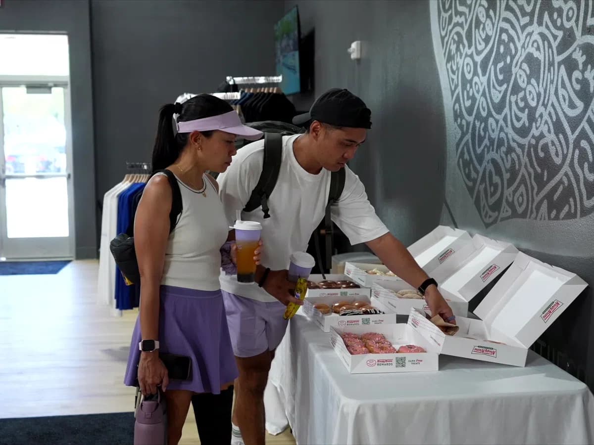 Guests checking in for an event at The Courts LV