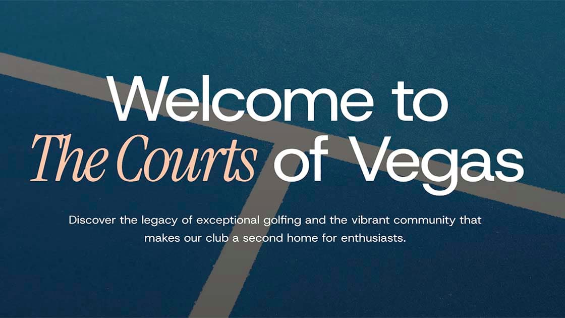Summerlin indoor pickleball club at The Courts LV